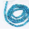 Natural Blue Apatite Smooth Roundel Beads Strand JE 1106 Length 13.5 Inches and Size 3mm to 3.5mm approx. Item JE1106 
